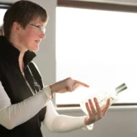 Caroline With Blackwater Bottle