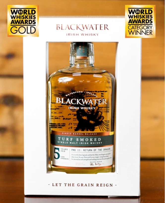 Blackwater Irish Whisky PMD II Return of the Dragon with awards